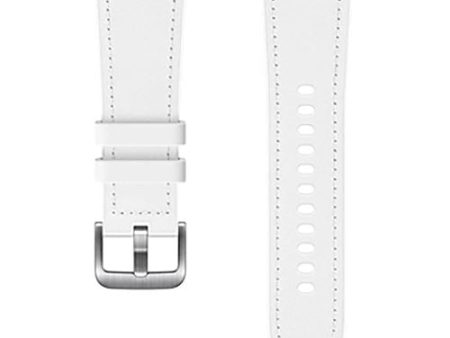 Bracelete Samsung Hybrid Leather para Galaxy Watch 4 - Branco Supply