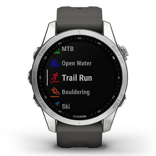 Relógio Desportivo Garmin Fénix 7S - Prateado | Grafite Online Sale