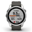 Relógio Desportivo Garmin Fénix 7S - Prateado | Grafite Online Sale