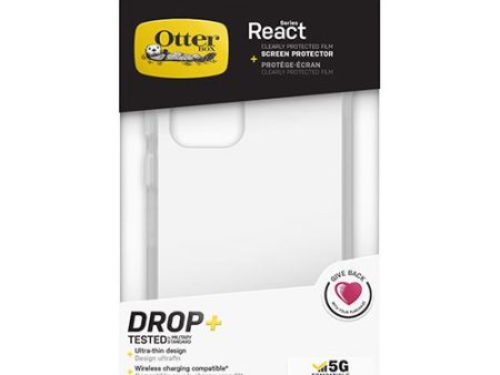 Capa React Otterbox + Película Protetora de Ecrã Clearly para Samsung Galaxy S22 Ultra - Transparente Online now