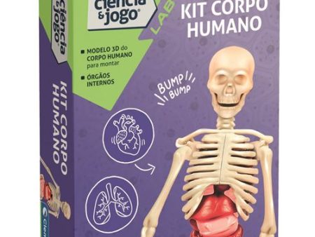 Ciência e Jogo Lab: Kit Corpo Humano - Clementoni For Sale