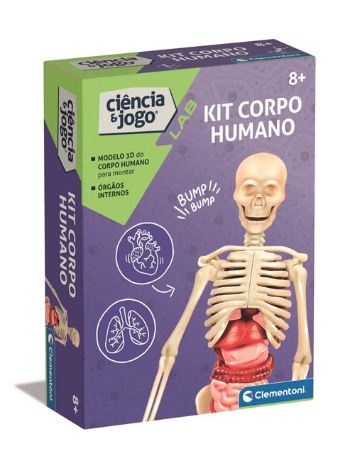 Ciência e Jogo Lab: Kit Corpo Humano - Clementoni For Sale