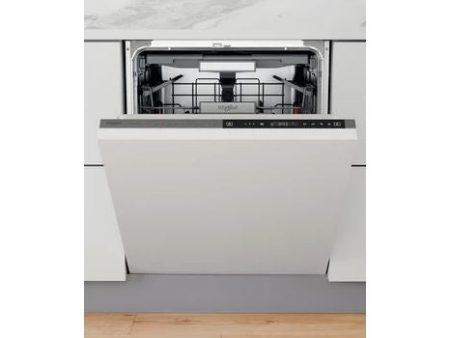 Máquina de Lavar Loiça Encastrável Whirlpool WIP 4O33 PLE S | 14 talheres | 60 cm | D | Aço inoxidável Fashion