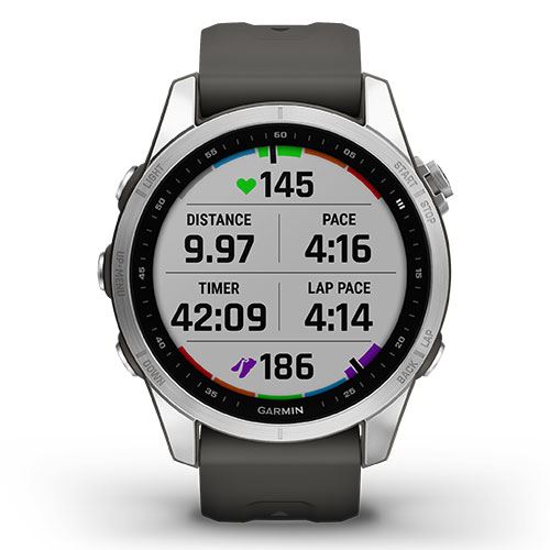 Relógio Desportivo Garmin Fénix 7S - Prateado | Grafite Online Sale