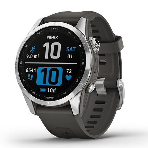 Relógio Desportivo Garmin Fénix 7S - Prateado | Grafite Online Sale