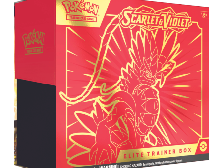 Scarlet & Violet Base Set Elite Trainer Box Koraidon Artwork Fashion