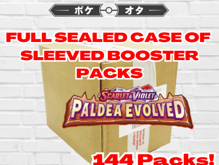 Paldea Evolved Sleeved Booster Pack Case Online Sale