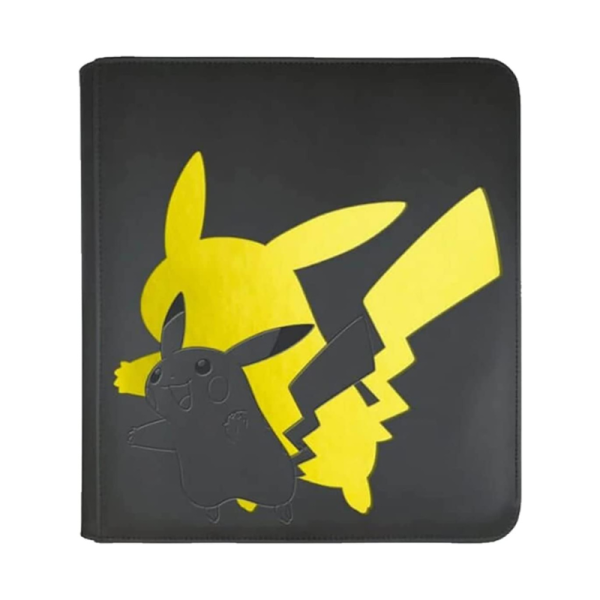 Pokemon 9 Pocket Zippered PRO Binder Elite Series Pikachu 360 cards Hot on Sale