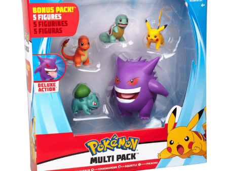 Pokemon Battle Figure Multi Pack Deluxe 5 Figurines Sale