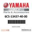 Yamaha 6C5-13437-40-00 - Mark, caution Online Sale