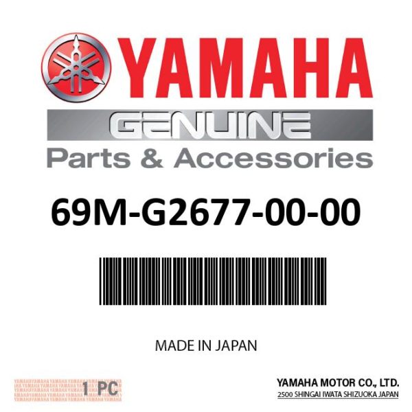 Yamaha 69M-G2677-00-00 - Graphic, front For Sale