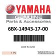 Yamaha 6BX-14943-17-00 - Jet, main (#75) Online Hot Sale